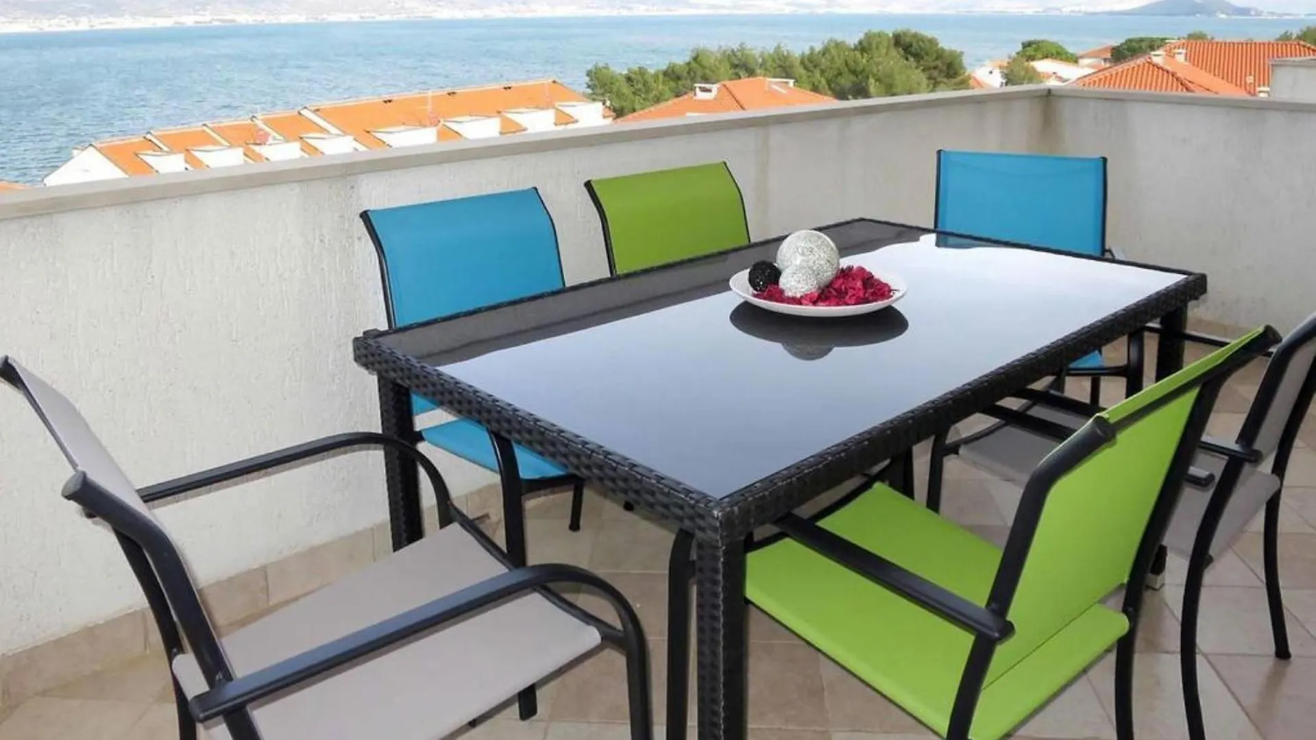 Sea-View Apartments With Pool, Terrace, And Outdoor Lounge In Scenic Ciovo Island Trogir Croatia